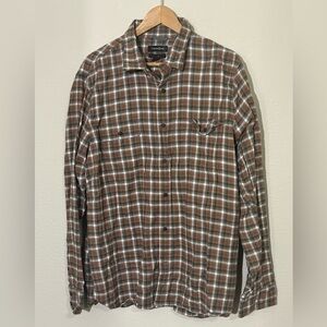 Men’s Treasure & Bond 100% Cotton Plaid Flannel, 2X XXL